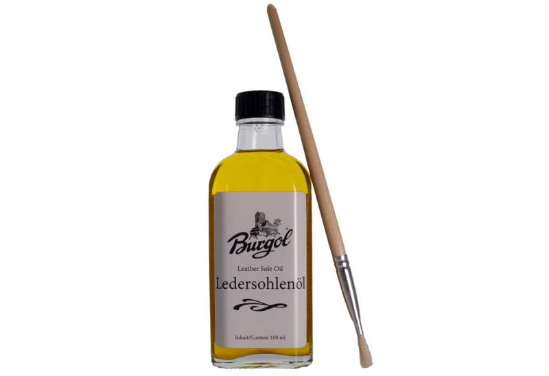 Burgol 100ml Sohlenlederöl Glasflasche Ledersohle Ledersohlenöl mit Pinsel Lederpflege Burgol 100ml Sohlenlederöl Glasflasche Ledersohle Ledersohlenöl mit Pinsel Lederpflege von Burgol