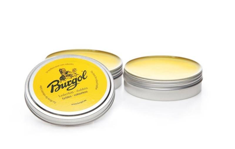 Burgol Lederfett - zur Pflege aller naturbelassenen, robusten Lederarten Lederfett (1 St) von Burgol