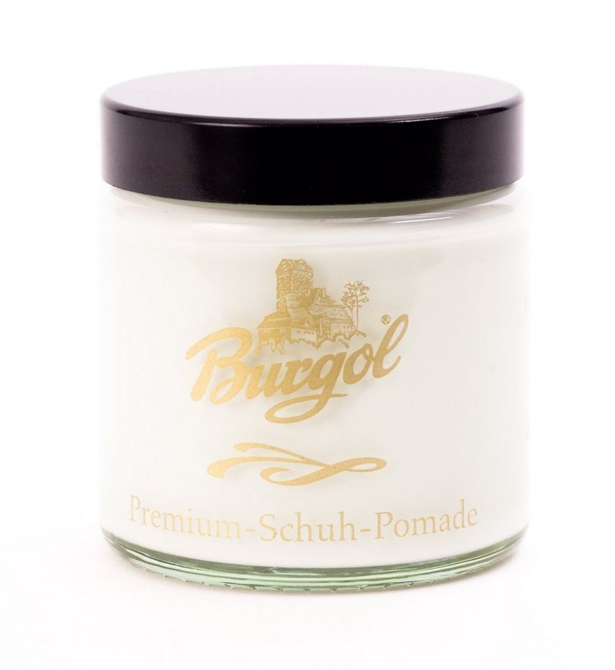 Burgol Pomade - die Schuhcreme von Burgol im Glastiegel Lederpflege von Burgol