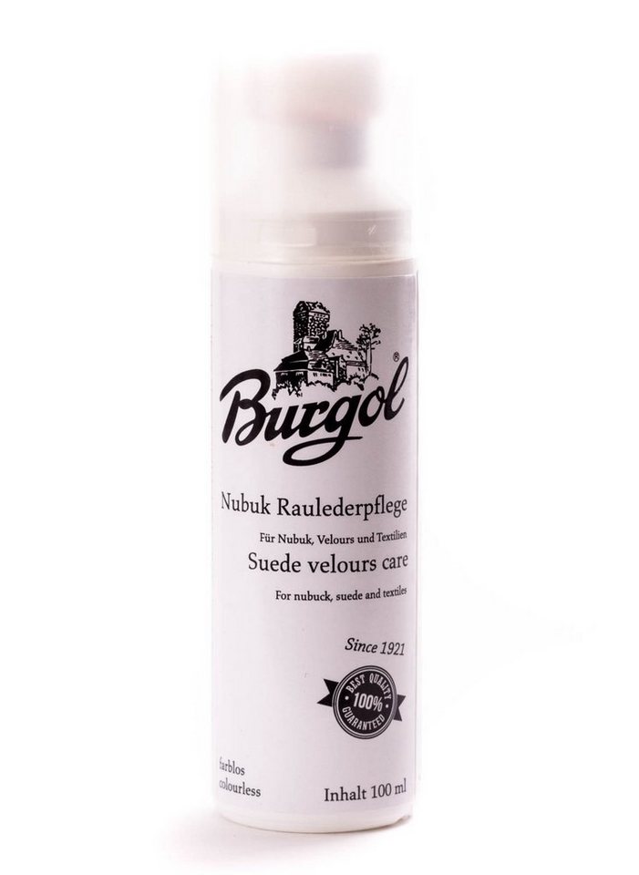 Burgol Schuhputzbürste Nubuk Raulederpflege - Farbauffrischung für Rau- und Nubukleder von Burgol