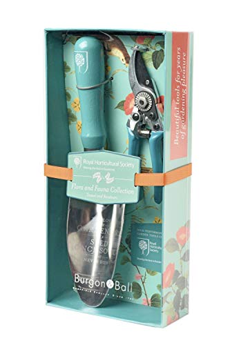 Burgon & Ball RHS Flora & Fauna Gartenkelle & Gartenschere Set von Burgon & Ball