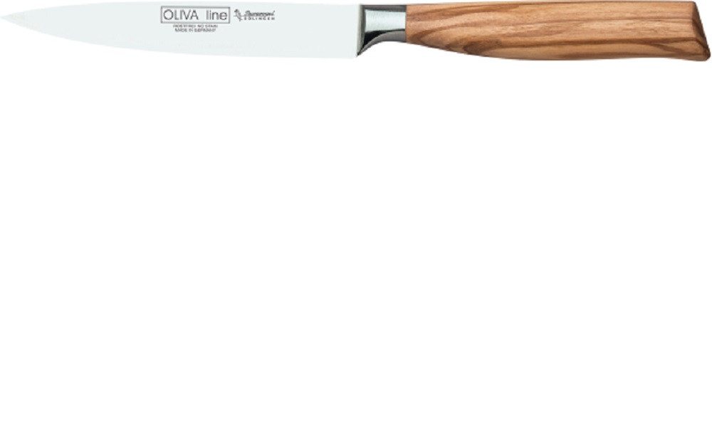 Burgvogel Spickmesser Spickmesser, Klinge 12 cm, Griff aus Olivenholz von Burgvogel