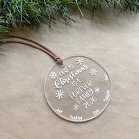 Weihnachten Als Ornament Für Immer, Personalisiertes Adoptionsgeschenk, Geschenk Adoption Ornament, Gemischte Familie von BurkDesignCompany