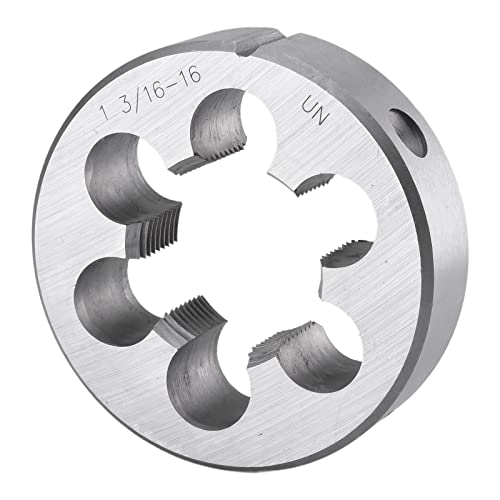 Burkit 1-3/16 Zoll-16 UN-Gewindeschneider, 1-3/16 x 16 UN-Maschinengewinde-Schneideisen für Rechtshänder von Burkit
