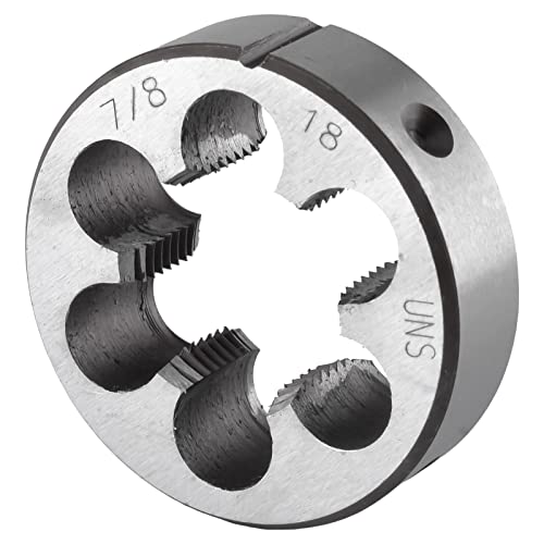 Burkit 7/8-Zoll-18 UN-Gewindeschneideisen rund, 7/8 x 18 UN-Maschinengewinde-Schneideisen rechts von Burkit