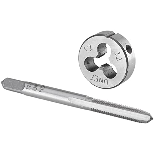 Burkit UNEF Gewindebohrer und Schneideisen Set rechts, 12 x 32 UNEF Maschinengewindebohrer und Rundschneider Nr. 12-32 Burkit UNEF Gewindebohrer und Schneideisen Set rechts, 12 x 32 UNEF Maschinengewindebohrer und Rundschneider Nr. 12-32 von Burkit