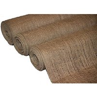 Burlapper Sackleinen Läufer Natürliche Fransen Ohne Rand, 12 "x 182" | 3Er-Pack, 6 Meter von Burlapper