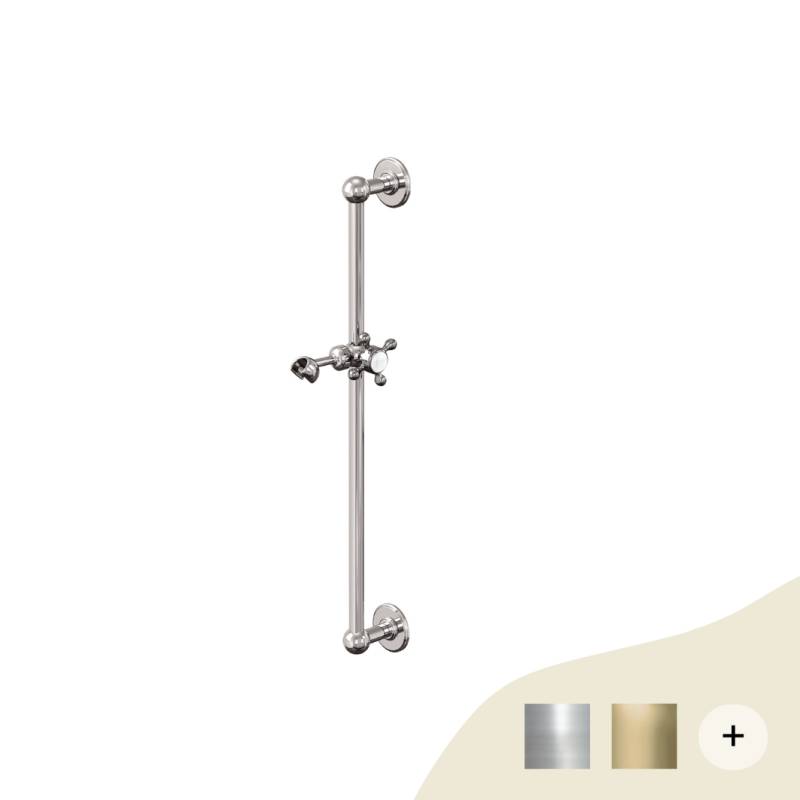 Duschstangen Retro/Vintage Serie Burlington Chrom/Nickel von Burlington Bathrooms von Burlington Bathrooms