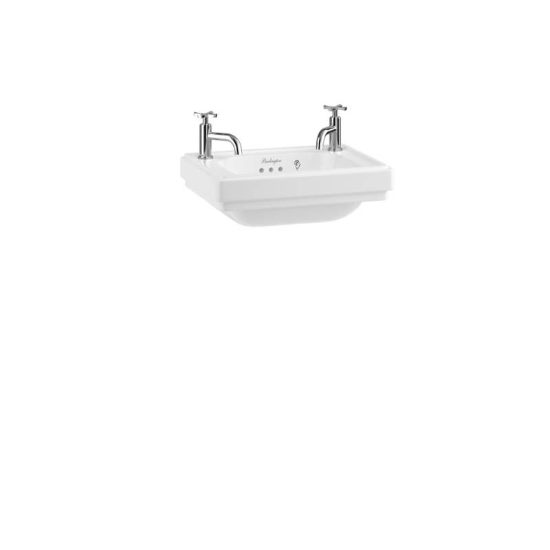 Gästewaschbecken Retro/Vintage Serie Riviera Weiß von Burlington Bathrooms von Burlington Bathrooms