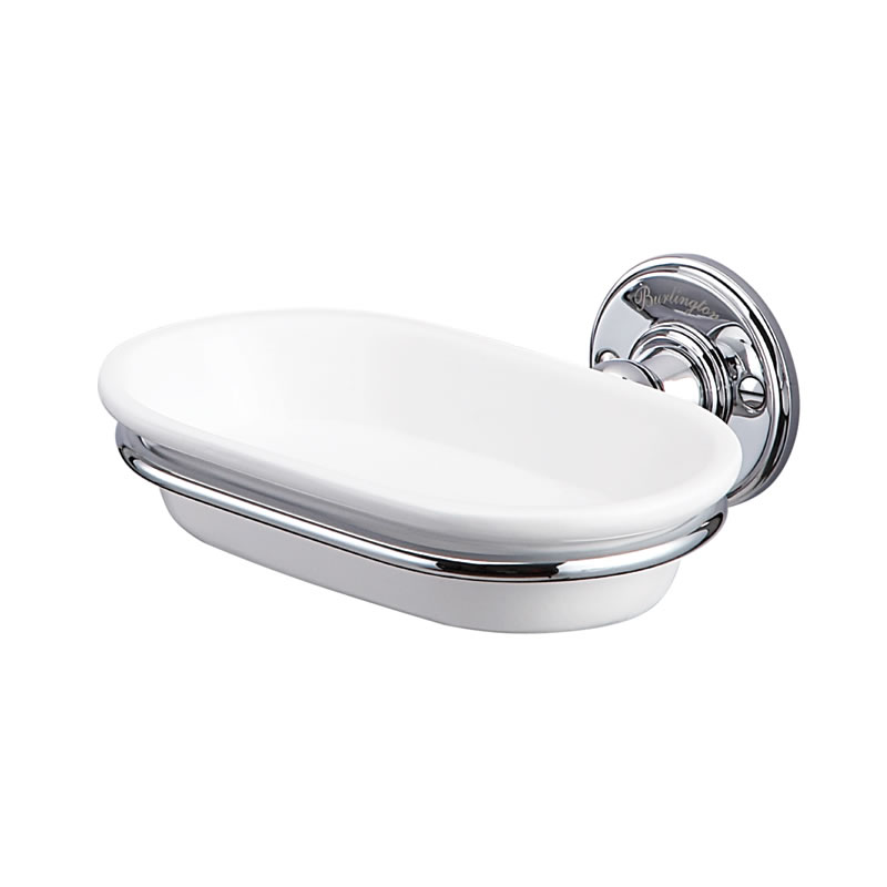Seifenschalen & Spender Retro/Vintage Serie Burlington Chrom von Burlington Bathrooms Seifenschalen & Spender Retro/Vintage Serie Burlington Chrom von Burlington Bathrooms von Burlington Bathrooms