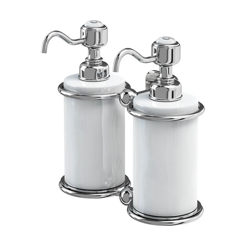 Seifenschalen & Spender Retro/Vintage Serie Burlington Chrom von Burlington Bathrooms Seifenschalen & Spender Retro/Vintage Serie Burlington Chrom von Burlington Bathrooms von Burlington Bathrooms