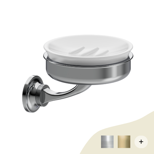Seifenschalen & Spender Retro/Vintage Serie Guild  von Burlington Bathrooms von Burlington Bathrooms
