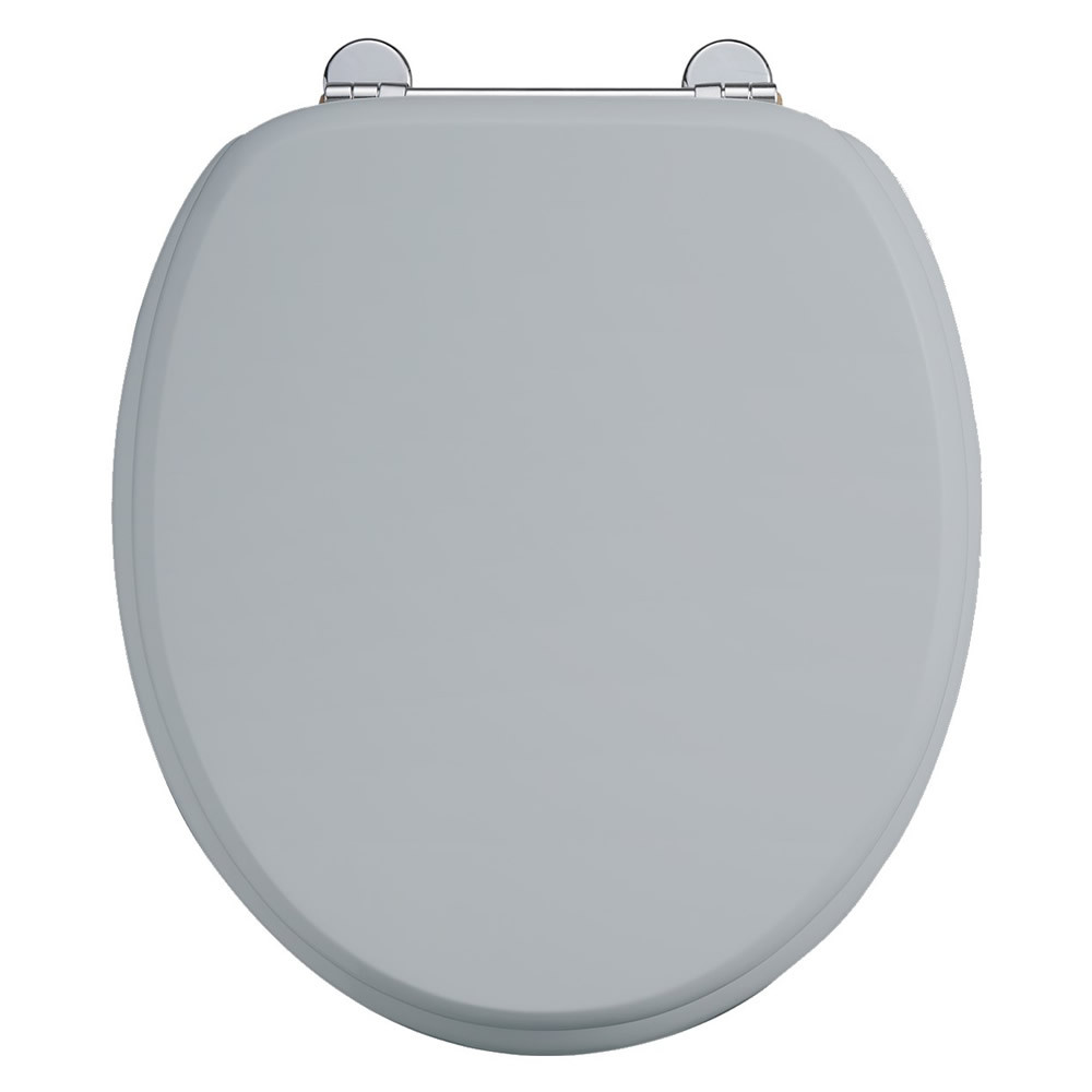 WC Sitz Retro/Vintage Serie Burlington Bespoken Grau von Burlington Bathrooms WC Sitz Retro/Vintage Serie Burlington Bespoken Grau von Burlington Bathrooms von Burlington Bathrooms