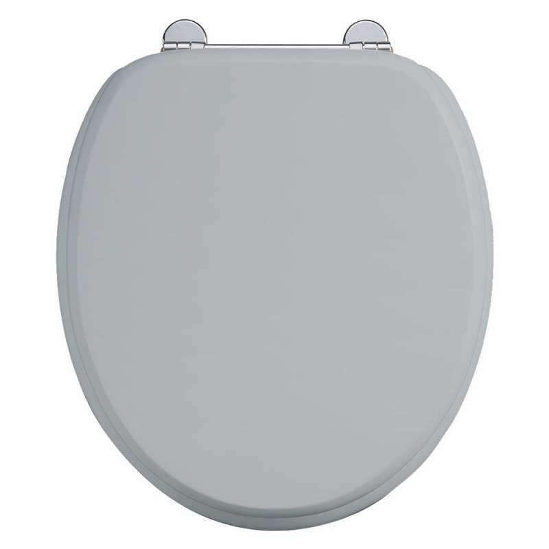 WC Sitz Retro/Vintage Serie Burlington Bespoken Grau von Burlington Bathrooms von Burlington Bathrooms