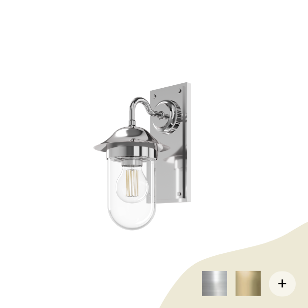 Wandleuchten Retro/Vintage Serie Guild  von Burlington Bathrooms von Burlington Bathrooms