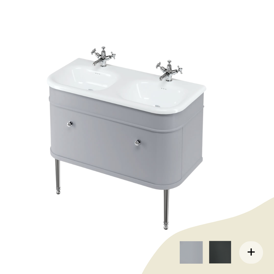 Waschtische stehend/Waschtische wandhängend Retro/Vintage Serie Chalfont von Burlington Bathrooms Waschtische stehend/Waschtische wandhängend Retro/Vintage Serie Chalfont von Burlington Bathrooms von Burlington Bathrooms