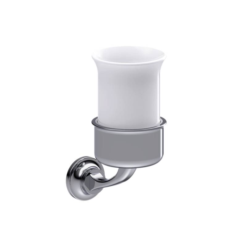 Zahnputzbecher Retro/Vintage Serie Guild Chrom von Burlington Bathrooms von Burlington Bathrooms