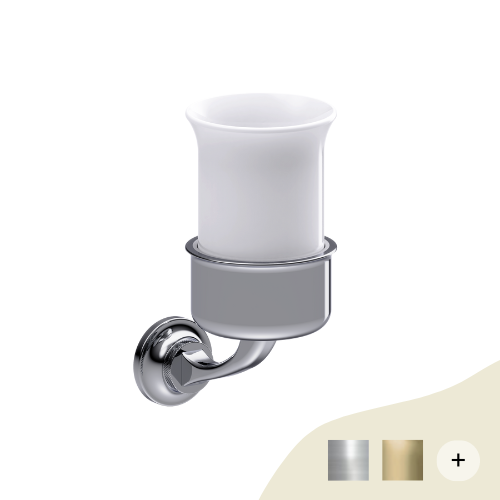 Zahnputzbecher Retro/Vintage Serie Guild  von Burlington Bathrooms von Burlington Bathrooms