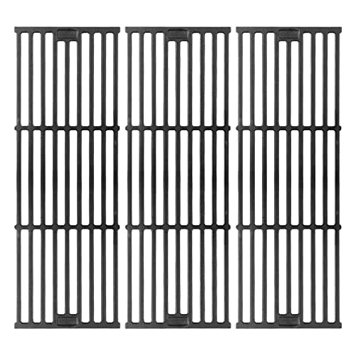 Grillroste für Char Griller Ersatzteile Gusseisen Chargriller Grillrost 2121 2123 2222 2828 3001 3030 3725 4000 5050 5252 5650 9020 Holzkohle-Räuchergestell BBQ 49,5 cm x 20 x 1 10,2 cm von Burly grill