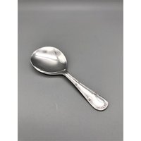 George Vi Sterling Silber Caddylöffel, William Yates, Sheffield, 1945 von BurnellandRowe