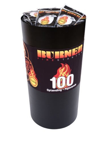 10 x BURNER KAMINANZÜNDER ZÜNDBEUTEL 100er von Burner