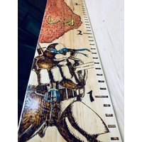 Wachstumstabelle/Hand Gebrannt Und Bemalt von BurningTreeSigns