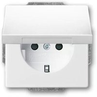 Busch-jaeger - 20 EUKB-84 schuko® Steckdosen-Einsatz mit Klappdeckel und int. erh. Berührungsschutz von Busch-Jaeger