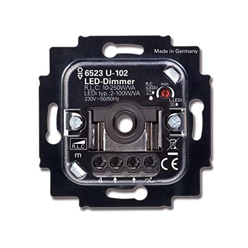 BJ Alpinweiß Busch-Balance SI (6523 U-102 LED-Dimmer ohne Abdeckung) von Busch-Jaeger