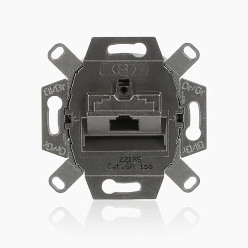 Busch-Jaeger 0218/11-101 UAE-Anschlussdose, RJ 45, Cat. 6A iso, geschirmt Busch-Jaeger 0218/11-101 UAE-Anschlussdose, RJ 45, Cat. 6A iso, geschirmt von Busch-Jaeger