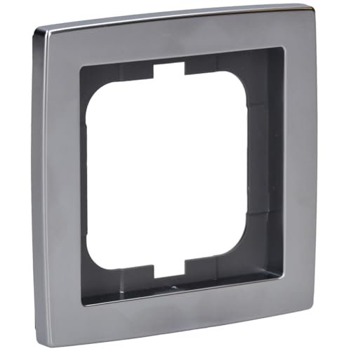 Busch-Jaeger 1721-80 Abdeckrahmen 1-fach Chrom Matt Solo 2CKA001754A4104 von Busch-Jaeger