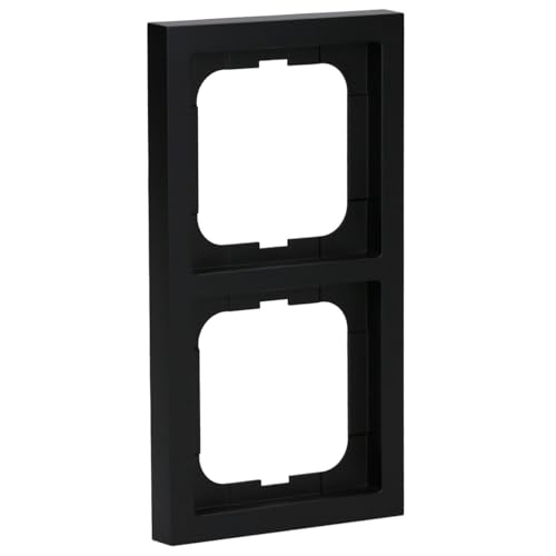 Busch-Jaeger 1722-885K Abdeckrahmen 2-fach Schwarz Matt Future Linear 2CKA001754A4420 von Busch-Jaeger