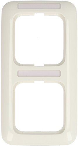 Busch-Jaeger 1722NS-214 BUSC 1722 NS-214 2fach Reflex-SI Rahmen 2-Fach Mit Sichtfenster, Senkrecht, Bunt von Busch-Jaeger