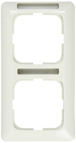 Busch-Jaeger 1722NSKA-214 BUSC 1722 NSKA-214 2fach Rahmen 2-Fach, Linear Mit Sichtfenster, Senkrecht, Bunt von Busch-Jaeger