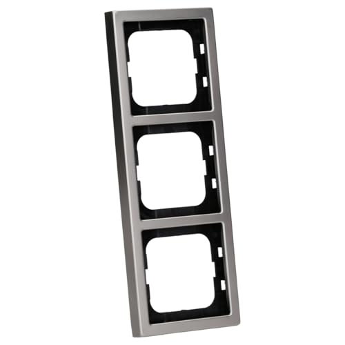 Busch-Jaeger 1723-866K Abdeckrahmen 3-fach Rahmen Edelstahl pur edelstahl 2CKA001754A4319 von Busch-Jaeger