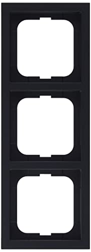 Busch-Jaeger 1723-885K Abdeckrahmen 3-fach Schwarz matt Future Linear 2CKA001754A4421 von Busch-Jaeger