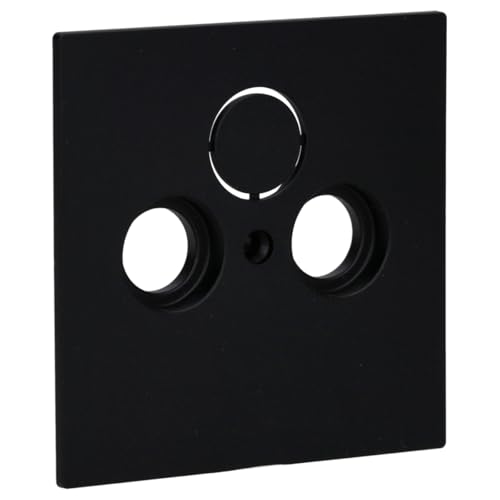 Busch-Jaeger 1743-45M Zentralscheibe für Antennensteckdose 2/3-fach Schwarz Matt art linear 2CKA001724A4435 von Busch-Jaeger