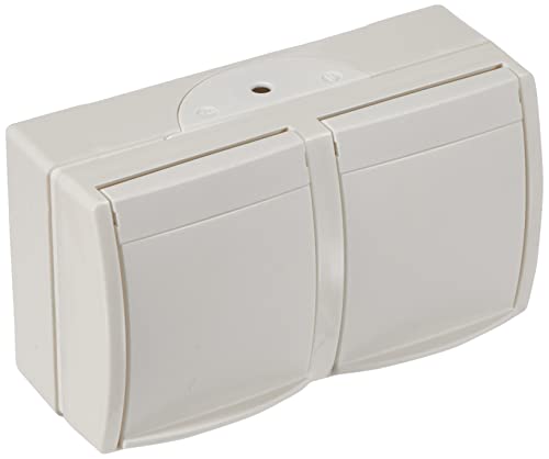 Busch-Jaeger 20/2 EBW-54 SCHUKO® Steckdose mit erh. Berührungsschutz (Thermoplast) Alpinweiß ocean® (IP 44) 2CKA002084A0723 von Busch-Jaeger