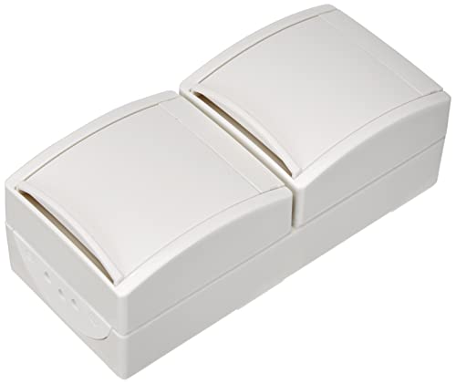 Busch-Jaeger BUSC 20-02 EBW-54 2fach senkrecht Alpinweiss Schuko Steckdose, bunt von Busch-Jaeger