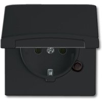 Busch-Jaeger 20 EUGK-35-101 SCHUKO® Steckdosen-Einsatz mit Klappdeckel von Busch-Jaeger