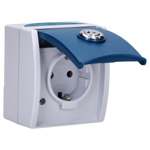 Busch-Jaeger 20 EWSL-53 SCHUKO® Steckdose (Thermoplast) Grau ocean® (IP 44) 2CKA002083A0822 von Busch-Jaeger