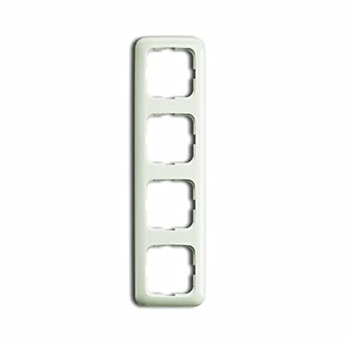 Busch-Jaeger 2514-212 Abdeckrahmen 4-fach Rahmen (Duroplast) Cremeweiß Busch-Duro 2000 SI 2CKA001725A0571 von Busch-Jaeger