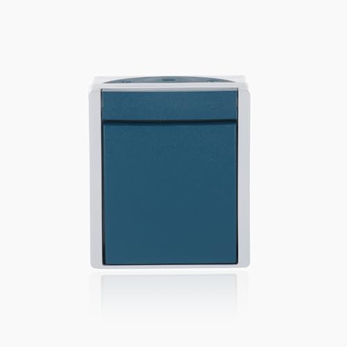 Busch-Jaeger 2601/6 W-53 Wippschalter Aus- und Wechselschaltung (Thermoplast) Grau Ocean® (IP 44) 2CKA001085A1603 von Busch-Jaeger