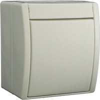 Busch-Jaeger 2601/6 W-54 Feuchtraum-Schalterprogramm Wechselschalter Ocean Aufputz Weiß von Busch-Jaeger