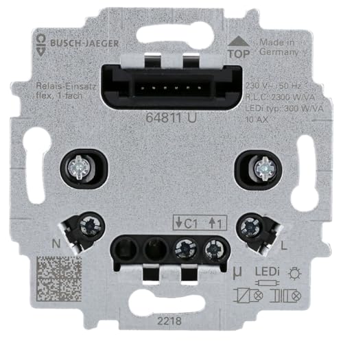 Busch-Jaeger 64811 U Relais-Einsatz flex 1-fach 2CKA006800A3041 von Busch-Jaeger