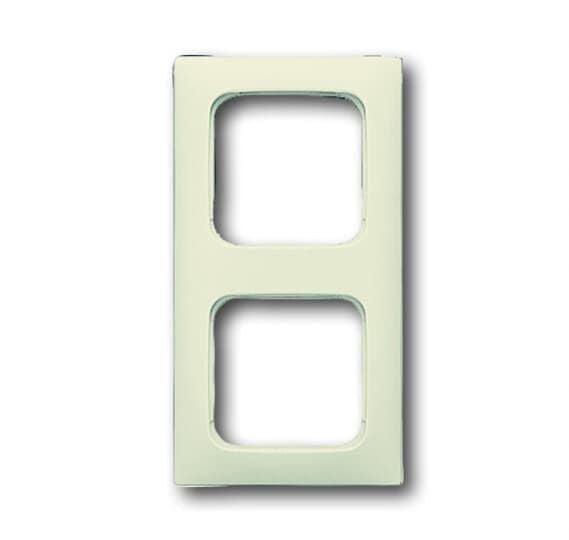 Busch-Jaeger Abdeckrahmen 2-fach Duro 2000 SI Linear, weiß, 2512-212K-102 von Busch-Jaeger