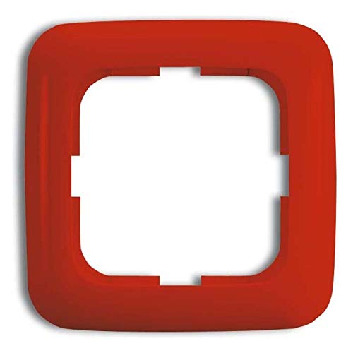 Busch-Jaeger Abdeckrahmen 2511-217-101 rot RAL3020 Abdeckrahmen 4011395260210 von Busch-Jaeger