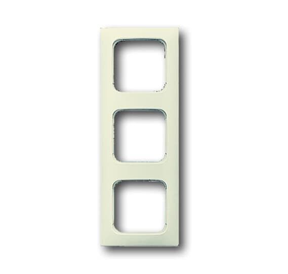 Busch-Jaeger Abdeckrahmen 3-fach Duro 2000 SI Linear, weiß, 2513-212K-102 von Busch-Jaeger