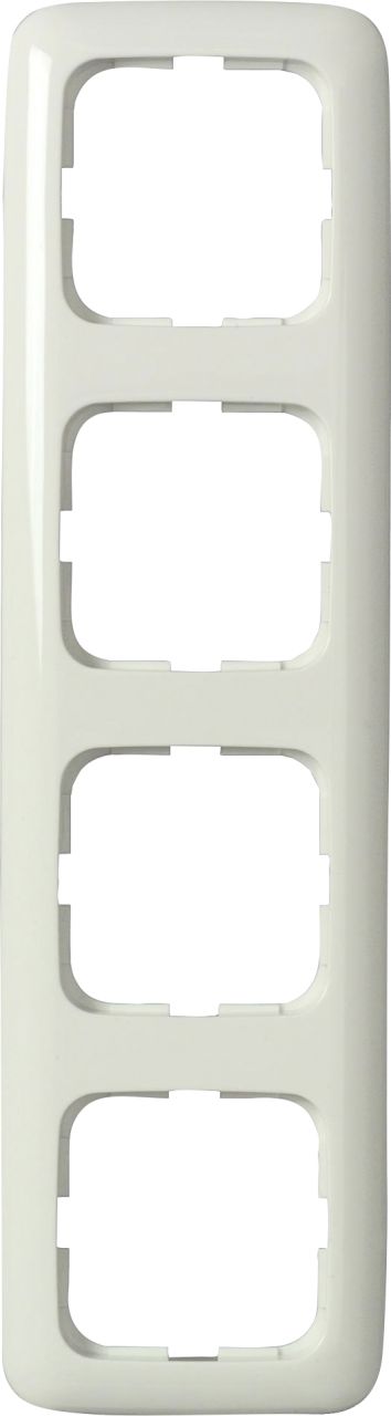 Busch-Jaeger Abdeckrahmen 4-fach Reflex SI, alpinweis, 2514-212 von Busch-Jaeger