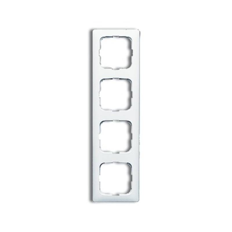 Busch-Jaeger Abdeckrahmen 4-fach Reflex SI Linear, alpinweiß, 2514-214K-102 von Busch-Jaeger