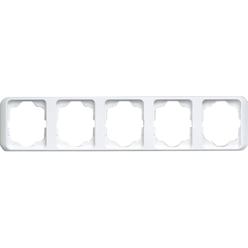 Busch-Jaeger Abdeckrahmen 5- fach Alpha Nea Senkrecht Alabaster von Busch-Jaeger